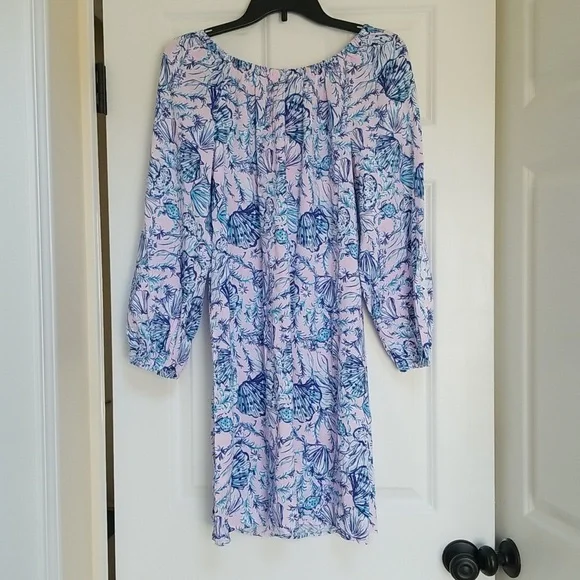 Lilly Pulitzer Remmy Tunic Dress Magnolia Lilac A Little Jelly M - Picture 9 of 12